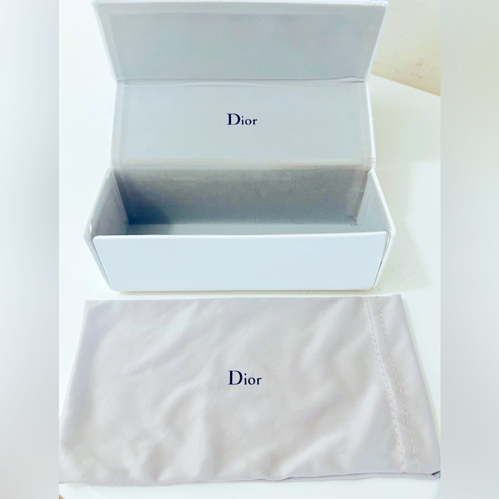 White Dior Glasses Case (Glasses NOT included)